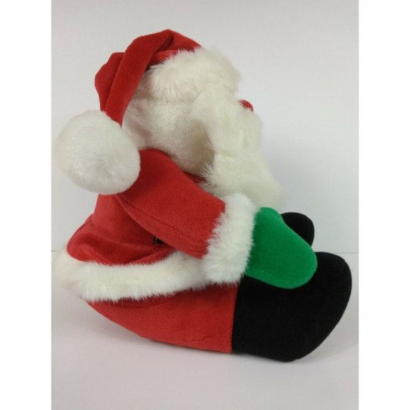 Santa Claus with Jingle Bells Music Plush Decor 10" - Picture 5 of 9